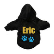 Personalized Pet Hoodies, Custom Paw Print Glitter Dog Sweater, Christmas Gifts,
