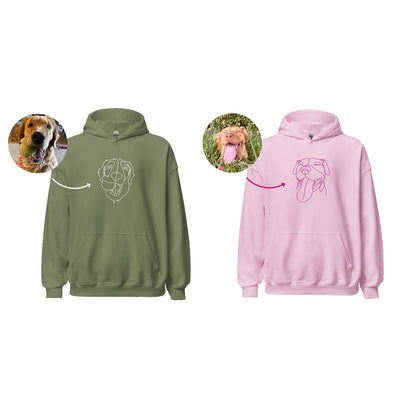 Personalized Pet Photo Embroidered Sweatshirt
