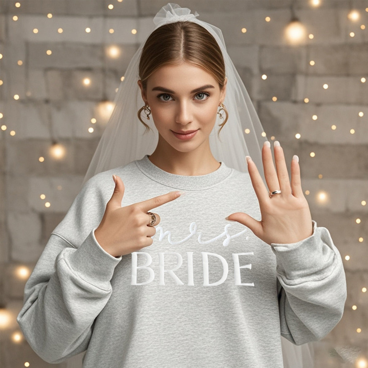 Personalized Bride Sweatshirt