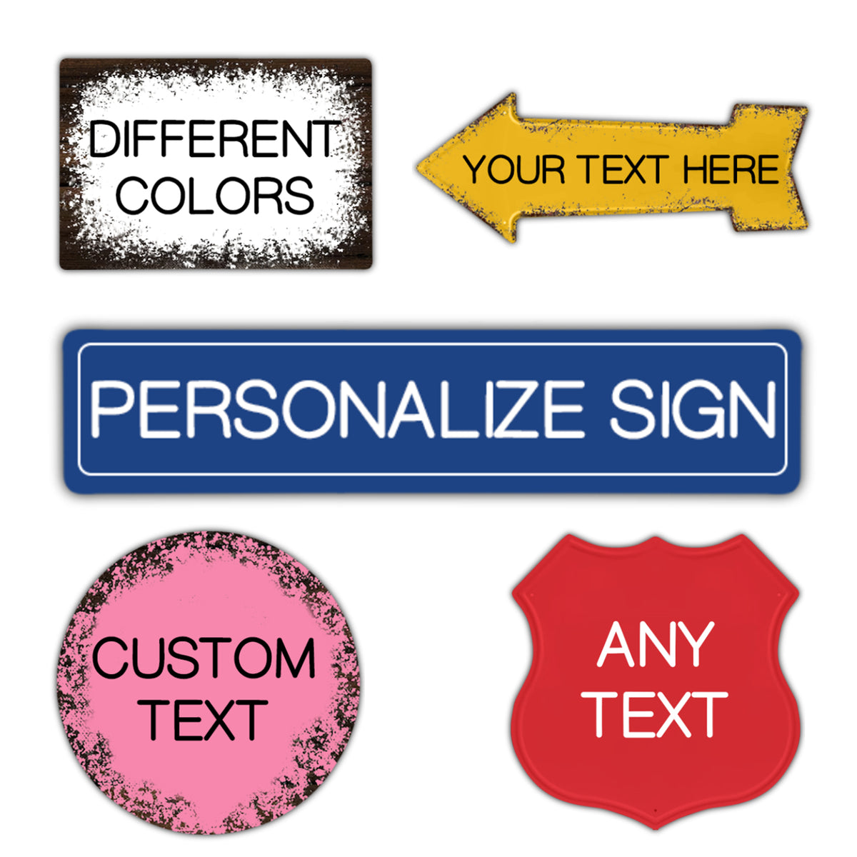 Personalized Metal Retro Sign