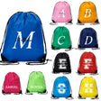 Personalized Drawstring Backpack with Custom Name | Durable Customized Party Bag