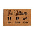 Personalized Family Name Doormats
