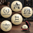 Personalized Cue Ball – Custom Laser-Engraved 57mm Billiards Keepsake