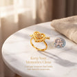 Custom Photo Projection Ring Personalised Ring Picture Inside Heart Shape Men's and Women's Rings