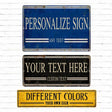 Personalized Metal Sign