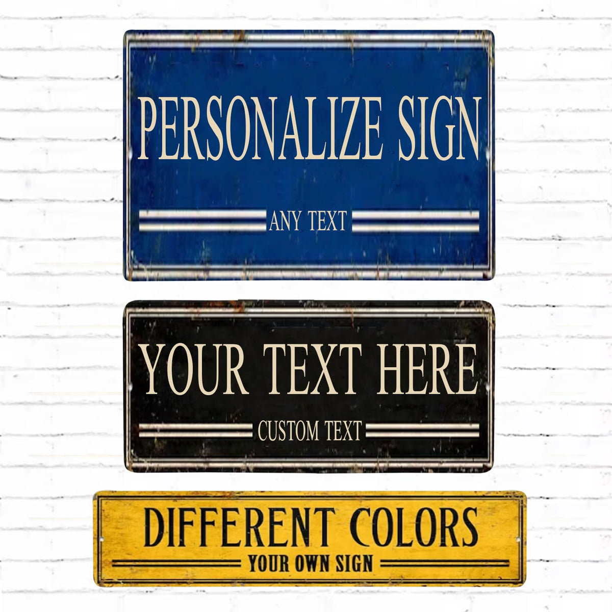 Personalized Metal Sign