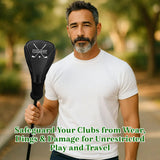 Personalized Golf Club Cover Custom Name or Logo Head Cover Driver Men's Golf Accessories Gifts for Golf Lovers Golfers Dad Husband Father's Day Birthday Wedding Xmas Gifts