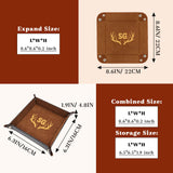 Personalized Valet Tray for Men Custom Key Bowl Portable Waterproof PU Leather Valet Tray for Keys Wallet Remote Controller Keys Phone Wallet Coin Jewelry Men Gifts for Christmas