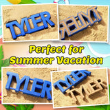 Personalized Name Sand Toys Custom Name 3D Printed Beach Tool Summer Outdoor Beach Toys Birthday Gifts for Kids Toddler Adult Family Grandson Granddaughter
