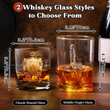 Personalized Golden Badge Whiskey Glass 10 oz Glass Glass for Scotch Bourbon Custom Initial and Name Gifts for Bartender Dad Husband Boyfriends Party Favor Birthday Father's Day Gifts