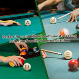 Personalized Cue Ball – Custom Laser-Engraved 57mm Billiards Keepsake