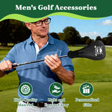 Personalized Golf Club Cover Custom Name or Logo Head Cover Driver Men's Golf Accessories Gifts for Golf Lovers Golfers Dad Husband Father's Day Birthday Wedding Xmas Gifts