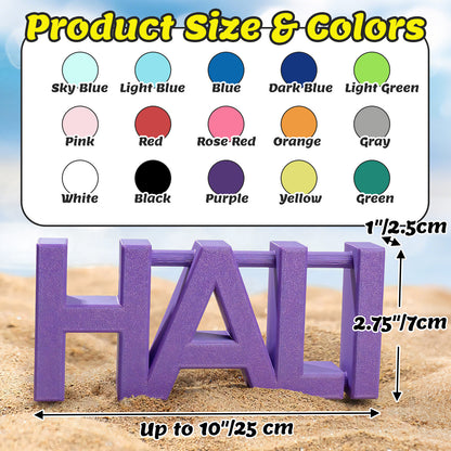 Personalized Name Sand Toys Custom Name 3D Printed Beach Tool Summer Outdoor Beach Toys Birthday Gifts for Kids Toddler Adult Family Grandson Granddaughter