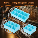 Personalized Monogrammed Ice Cubes Custom 2 inch Whiskey Rocks Food Grade Silicone Mold with Lid for Wedding Home Bar Gifts for Dad Husband Whisky Lover Cocktail Lover Bartender