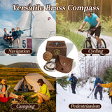 Personalized Engraved Compass with Wooden Box