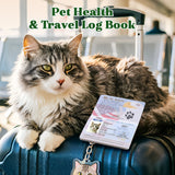 Personalized Pet Passport Photo Album Custom Memory Passport with Photo and Name Gift for Pet Owners Lovers Pet Notebook for Dog & Cat Pet Adoption Anniversary Dog Birthday Gifts
