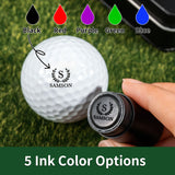 Make It Your Hole in One - Monogrammed Initial Name - Personalized Golf Ball Stamp
