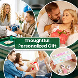 Personalized Acrylic Mahjong Line Reader with Rules and Name Accessories Tool Gifts for Parties Game Nights Birthday Gifts for Lovers Beginners Family Friends Wife