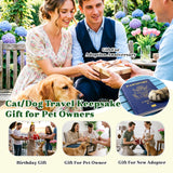 Personalized Pet Passport Photo Album Custom Memory Passport with Photo and Name Gift for Pet Owners Lovers Pet Notebook for Dog & Cat Pet Adoption Anniversary Dog Birthday Gifts