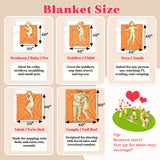 Personalized Cheer Blanket for Girls Custom Name & Cartoon Character Throw Cheer Team Gift for Adults Team Girls Dancers & Athletes Soft Fleece Blanket for Bedroom Travel & Competitions