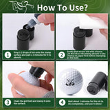 Make It Your Hole in One - Monogrammed Initial Name - Personalized Golf Ball Stamp