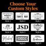 Personalized Bar Mat