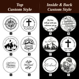 Personalized Engraved Compass with Wooden Box