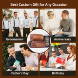 Personalized Leather Toiletry Bag-For men and women