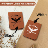 3 Pcs Personalized Vintage PU Leather Magnetic Bookmark