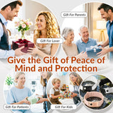 Personalized Medical Alert Bracelet for Men & Women Silicon Customized Emergency ID Bracelet Adjustable Waterproof Engraved Medic Info Wristband for Autism Allergy Diabetes Epilepsy