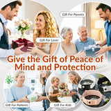 Personalized Medical Alert Bracelet for Men & Women Silicon Customized Emergency ID Bracelet Adjustable Waterproof Engraved Medic Info Wristband for Autism Allergy Diabetes Epilepsy