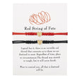 2 Pcs Custom Letter Red String Bracelet