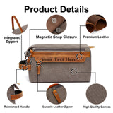 Personalized Canvas Toiletry Bag