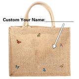 The Signature Character Jute Tote | Custom Name & Cartoon Portrait