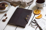 Refillable Leather Journal Custom Photo Engraving Personalized Diary