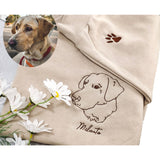 Personalized Pet Photo Embroidered Sweatshirt