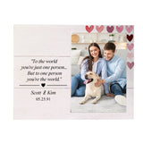 Personalized Wooden Picture Frame for Mother, Father, Baby, Friend, and Family Pet