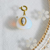Personalized Gold Charm Necklace, Handmade Necklaces, DIY Ruby Charm Necklace