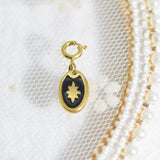 Personalized Gold Charm Necklace, Handmade Necklaces, DIY Ruby Charm Necklace