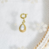 Personalized Gold Charm Necklace, Handmade Necklaces, DIY Ruby Charm Necklace