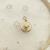 Personalized Gold Charm Necklace, Handmade Necklaces, DIY Ruby Charm Necklace