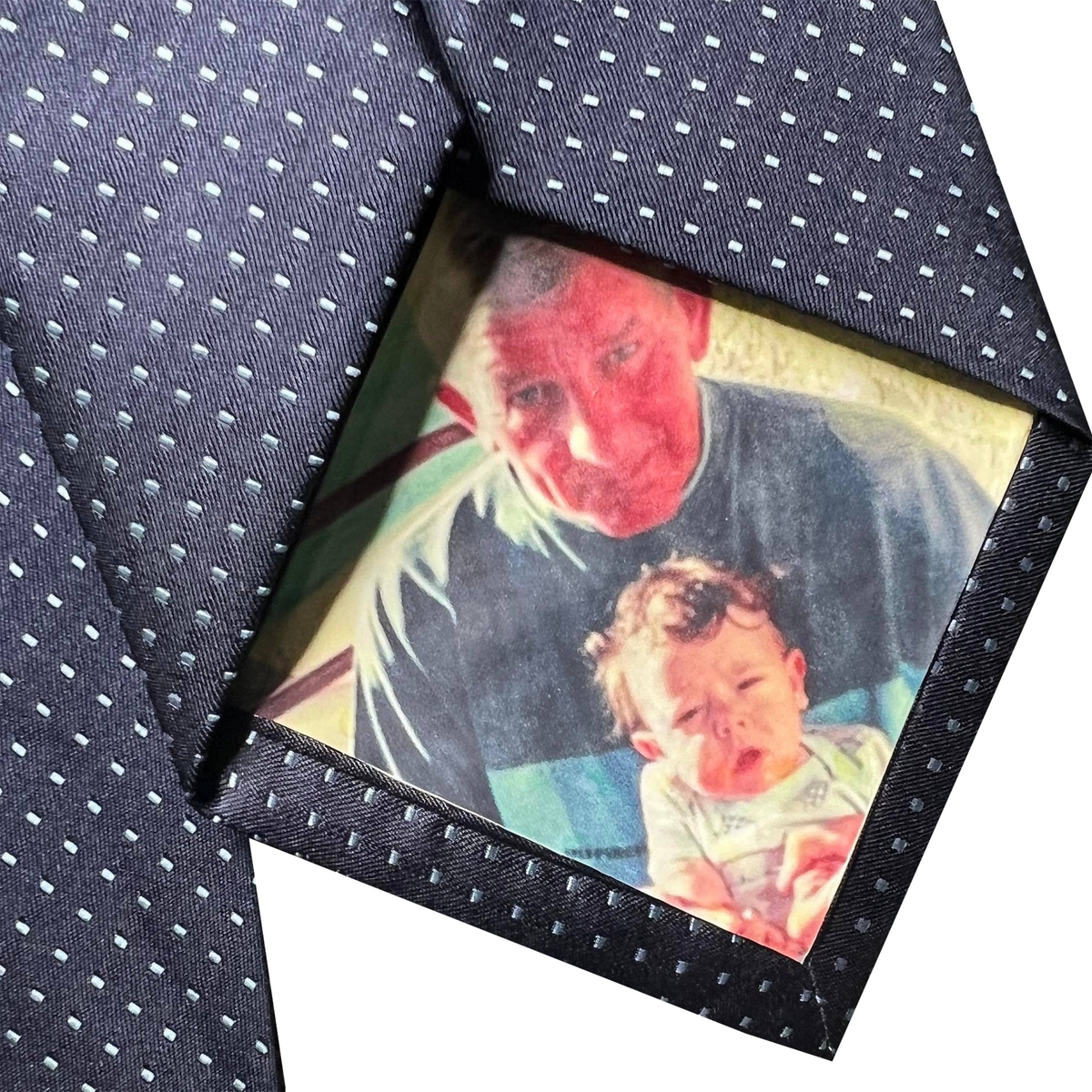 Personalized Photo Tie Patch, Custom Patches, Custom Photo Tie Patch for Wedding