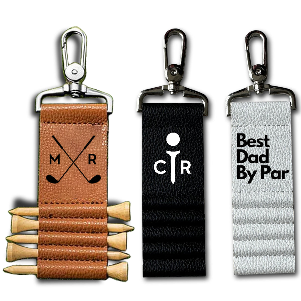 Personalised Golf Tag with 5 Tees