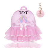 Personalized Kids Dance Ballet Bag Large Capacity Fashion Tote with Keychain Bag