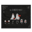 Personalized Halloween Sign, Custom Halloween Family Sign