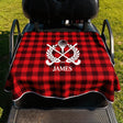Personalized Golf Cart Seat Cover With Name