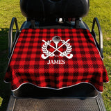 Personalized Golf Cart Seat Cover With Name
