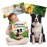 Personalized Pet Photo Storybook Custom Dog Portrait and Name 24 Pages Pet Illustrations Hardcover Pet Adventure Book Toddler Bedtime Book Gifts for Kids Boys Girls Birthday Baby Shower