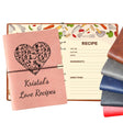 Personalized Leather Recipe Book