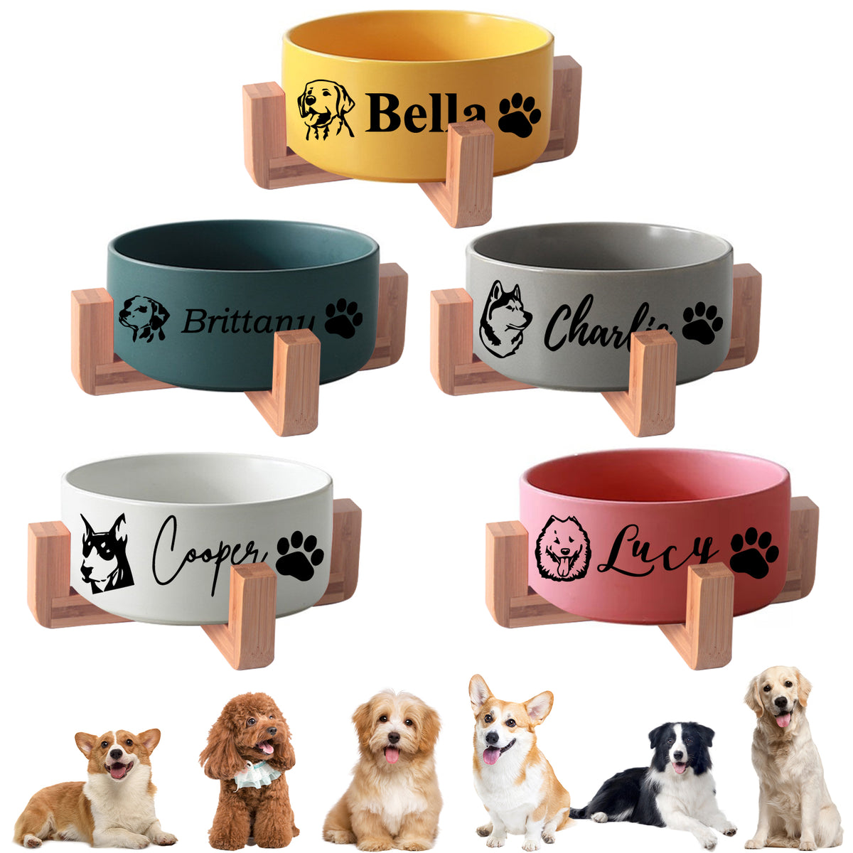 Personalized Dog Bowl with Name